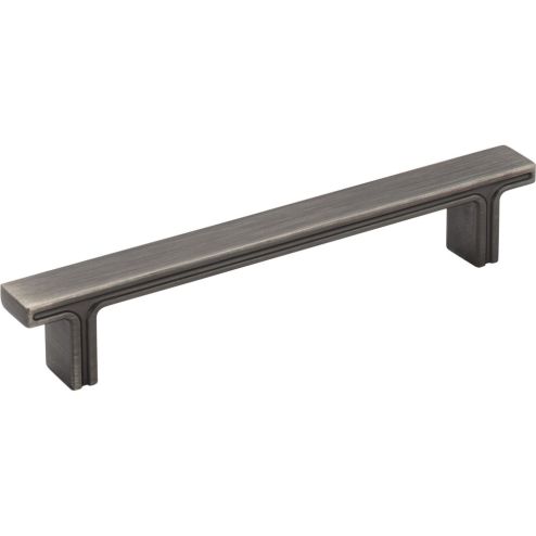 128 mm Center-to-Center Brushed Pewter Square Anwick Cabinet Pull - 867-128BNBDL