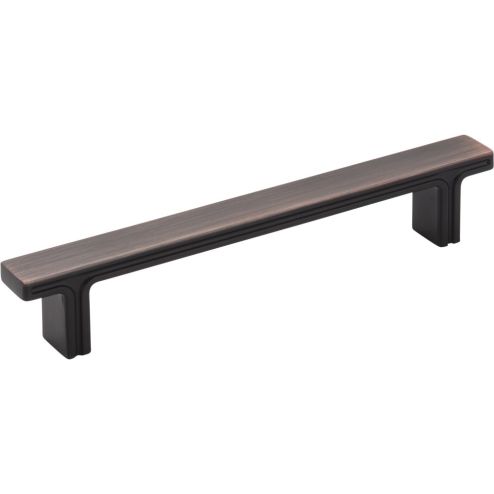128 mm Center-to-Center Brushed Oil Rubbed Bronze Square Anwick Cabinet Pull - 867-128DBAC
