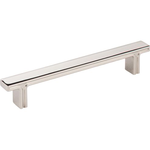 128 mm Center-to-Center Polished Nickel Square Anwick Cabinet Pull - 867-128NI
