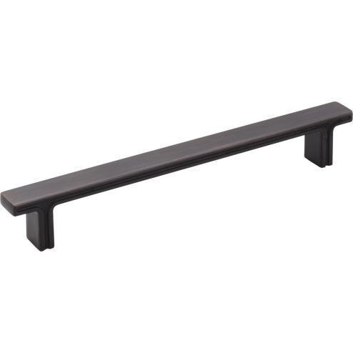 160 mm Center-to-Center Brushed Oil Rubbed Bronze Square Anwick Cabinet Pull - 867-160DBAC