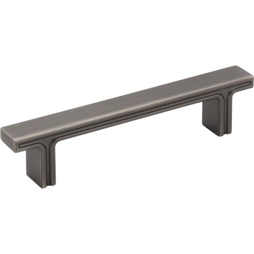96 mm Center-to-Center Brushed Pewter Square Anwick Cabinet Pull - 867-96BNBDL
