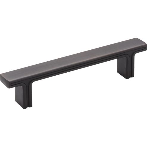 96 mm Center-to-Center Brushed Oil Rubbed Bronze Square Anwick Cabinet Pull - 867-96DBAC
