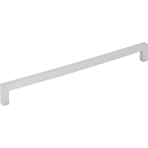 224 mm Center-to-Center Matte Silver Square Stanton Cabinet Bar Pull - 625-224MS