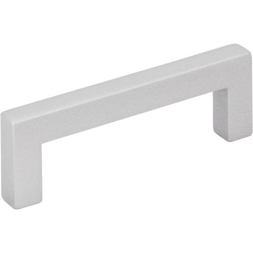 3" Center-to-Center Matte Silver Square Stanton Cabinet Bar Pull - 625-3MS