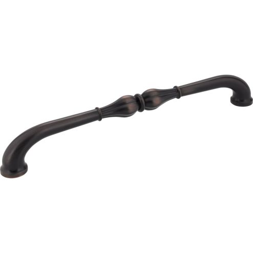 12" Center-to-Center Brushed Oil Rubbed Bronze Bella Appliance Handle - 818-12DBAC