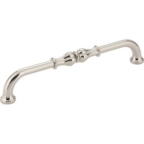 160 mm Center-to-Center Polished Nickel Bella Cabinet Pull - 818-160NI