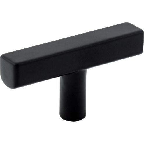 2-1/4" Matte Black Dominique Cabinet "T" Knob - 845TL-MB