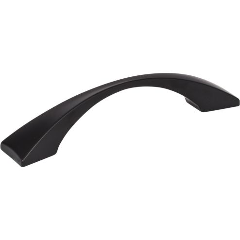 96 mm Center-to-Center Matte Black Square Glendale Cabinet Pull - 525-96MB