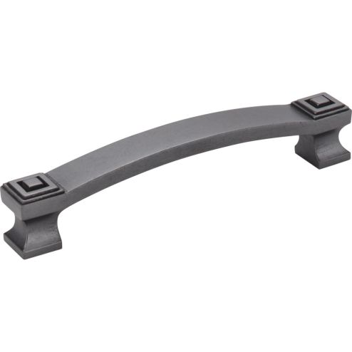 128 mm Center-to-Center Gun Metal Square Delmar Cabinet Pull - 585-128DACM