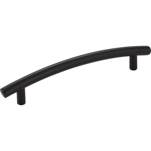 128 mm Center-to-Center Matte Black Arched Belfast Cabinet Pull - 406-128BLK
