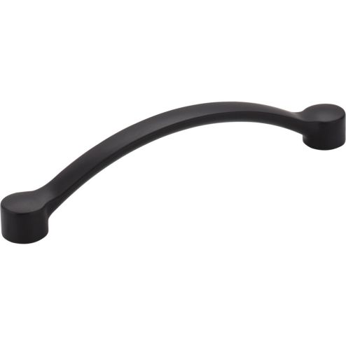 128 mm Center-to-Center Matte Black Arched Belfast Cabinet Pull - 745-128BLK