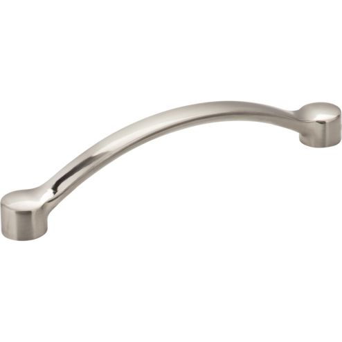 128 mm Center-to-Center Satin Nickel Arched Belfast Cabinet Pull - 745-128SN