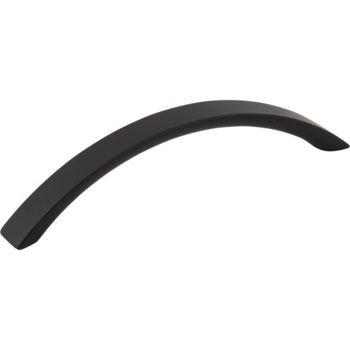 128 mm Center-to-Center Matte Black Arched Belfast Cabinet Pull - 776-128BLK