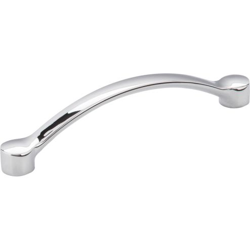 128 mm Center-to-Center Polished Chrome Arched Belfast Cabinet Pull - 745-128PC