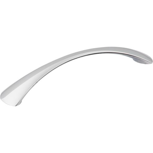 128 mm Center-to-Center Polished Chrome Arched Belfast Cabinet Pull - 976-128PC