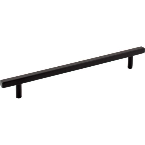 192 mm Center-to-Center Matte Black Square Dominique Cabinet Bar Pull - 845-192MB