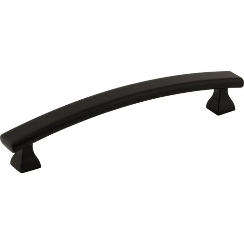 128 mm Center-to-Center Matte Black Square Hadly Cabinet Pull - 449-128MB