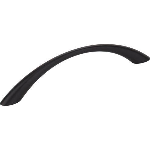 128 mm Center-to-Center Black Arched Verona Cabinet Pull - 4655BLK