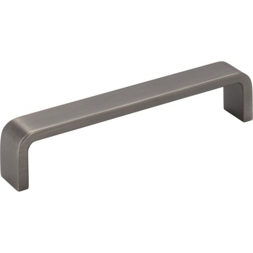 128 mm Center-to-Center Brushed Pewter Square Asher Cabinet Pull - 193-128BNBDL