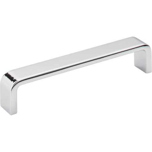 128 mm Center-to-Center Polished Chrome Square Asher Cabinet Pull - 193-128PC