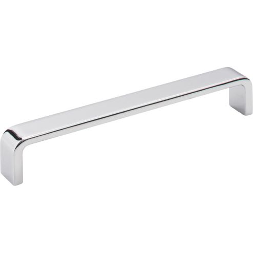 160 mm Center-to-Center Polished Chrome Square Asher Cabinet Pull - 193-160PC