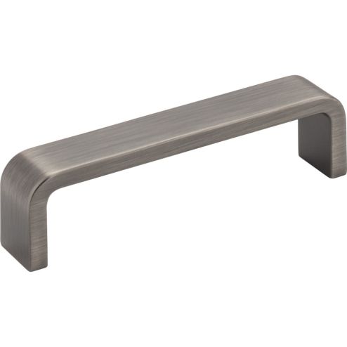 4" Center-to-Center Brushed Pewter Square Asher Cabinet Pull - 193-4BNBDL