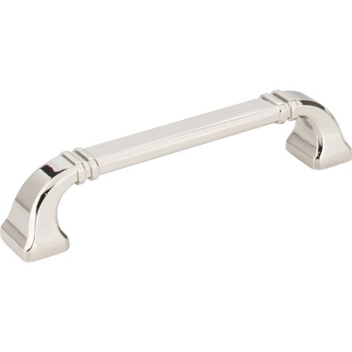 128 mm Center-to-Center Polished Nickel Ella Cabinet Pull - 165-128NI