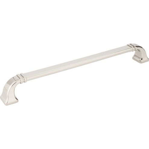12" Center-to-Center Polished Nickel Ella Appliance Handle - 165-12NI