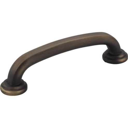 96 mm Center-to-Center Antique Brushed Satin Brass Bremen 1 Cabinet Pull - 527ABSB