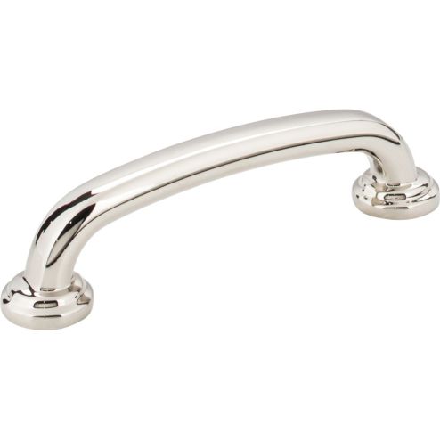 96 mm Center-to-Center Polished Nickel Bremen 1 Cabinet Pull - 527NI