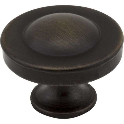 1-1/4" Diameter Antique Brushed Satin Brass Cordova Cabinet Knob - Z111-ABSB
