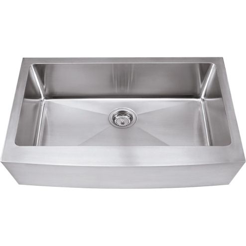 16" Gauge Stainless Steel Farmhouse Sink - HA200