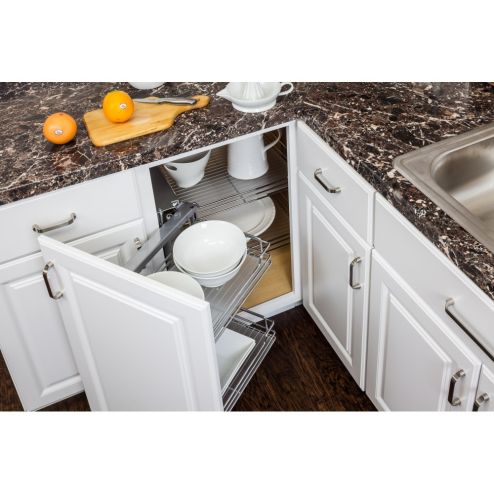Door Mounted Universal Blind Corner Organizer for 15"-18" Opening - CS-SDCO