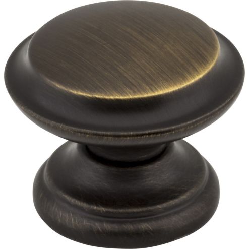 1-3/8" Diameter Antique Brushed Satin Brass Cordova Cabinet Knob - 0251ABSB