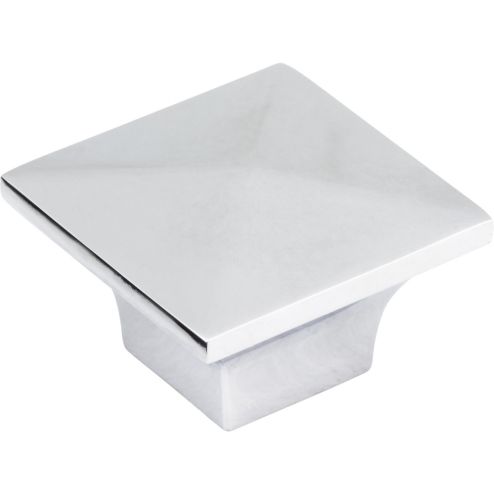 1-1/4" Overall Length Polished Chrome Pyramid Cairo Cabinet Knob - 595PC