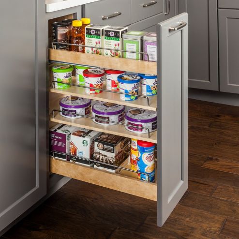 No Wiggle 8" Base Cabinet Pullout - BPO2-8SC