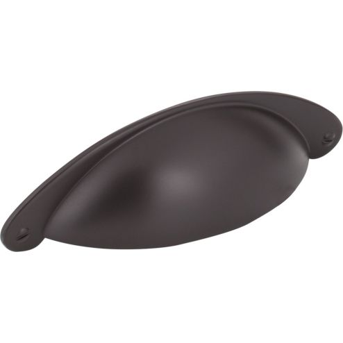 3" Center-to-Center Dark Bronze Lyon Cabinet Cup Pull - 8233ORB