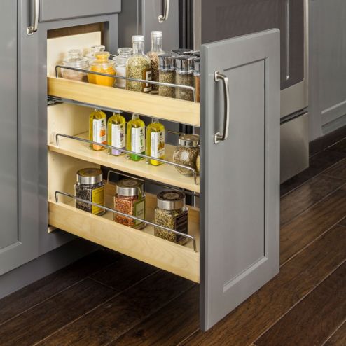 5" No Wiggle Under Drawer Base Cabinet Pullout - DBPO-5SC
