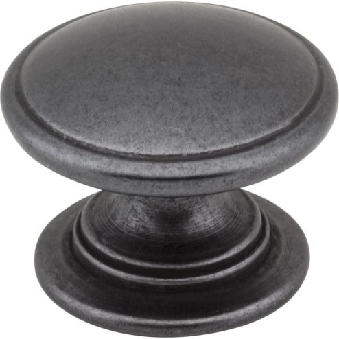 1-1/4" Diameter Gun Metal Durham Cabinet Knob - 3980-DACM