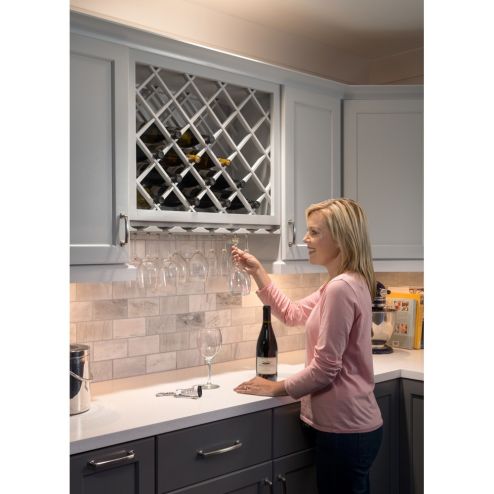 Alder 36" x 48" Beveled Wine Lattice Rack - WR48-2ALD