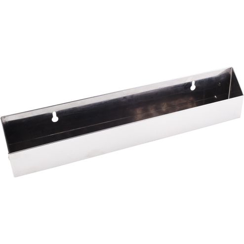 Shallow 14 13/16" Stainless Steel Tipout Replacement Tray - TOSS14S-REPL