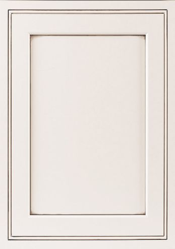 Dark Cream Glaze Sample Door
