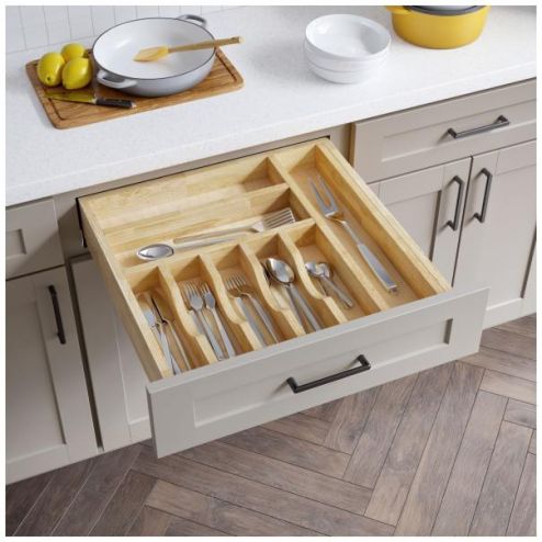 21" Adjustable Drop-In Cutlery Drawer Insert