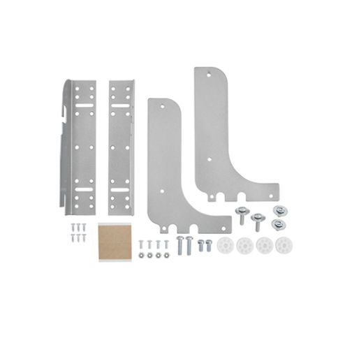 Silver Metal Door Mounting Kit for Wire RV Waste Container Series