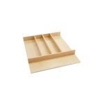 18-1/2"W Natural Maple Shallow Utensil Drawer Insert-2-3/8"H