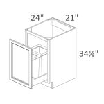 B21FHTCPO Easton Bourbon Oak RTA