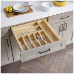 21" Adjustable Drop-In Cutlery Drawer Insert