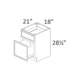 FD18 Sonoma Slim Desert Oak Shaker Pre-Assembled