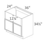 FS36 Sonoma Slim Desert Oak Shaker Pre-Assembled