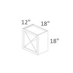 WR18X18 Chatham Mocha Shaker Pre-Assembled